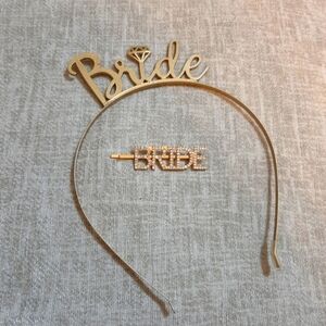 BRIDE Headband and Hair Pin